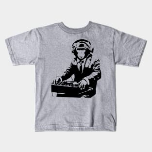 dj monkey Kids T-Shirt